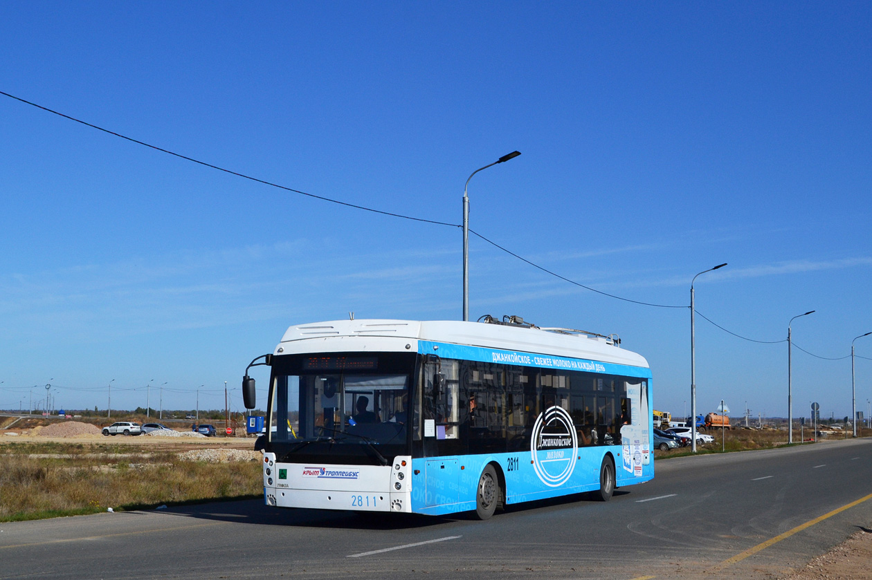 Krimin johdinauto, Trolza-5265.03 “Megapolis” # 2811; Krimin johdinauto — The movement of trolleybuses without CS (autonomous running)