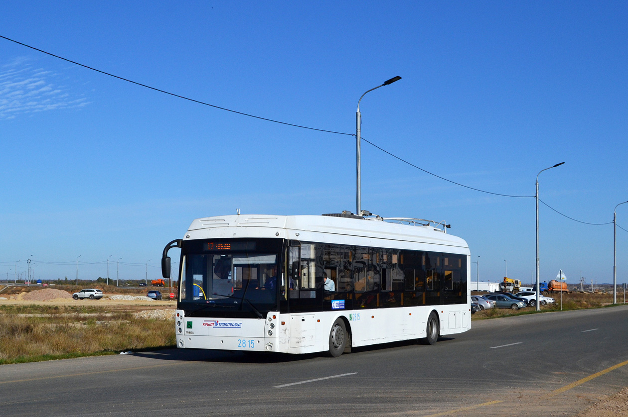 Krimin johdinauto, Trolza-5265.03 “Megapolis” # 2815; Krimin johdinauto — The movement of trolleybuses without CS (autonomous running)