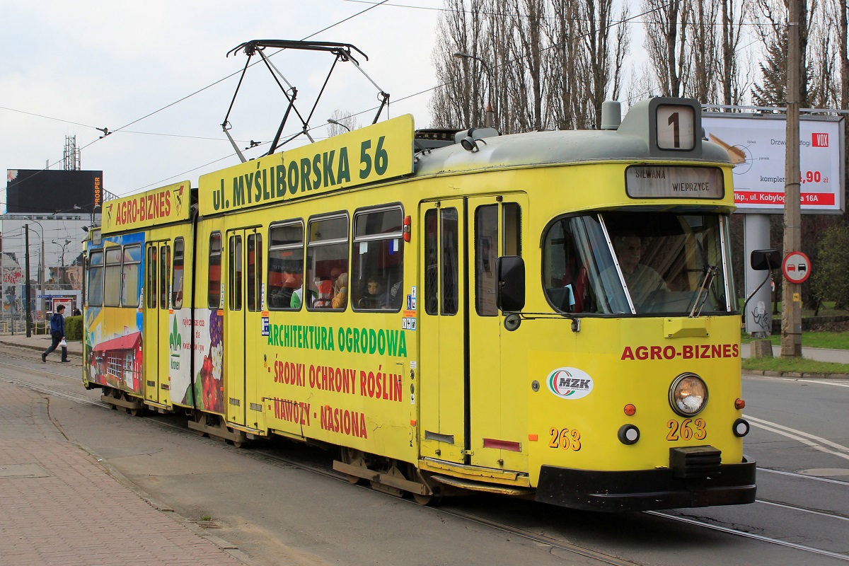 Гожув-Велькопольский, Wegmann 6EGTW № 263 Гожув-Велькопольский, Wegmann 6EGTW № 263