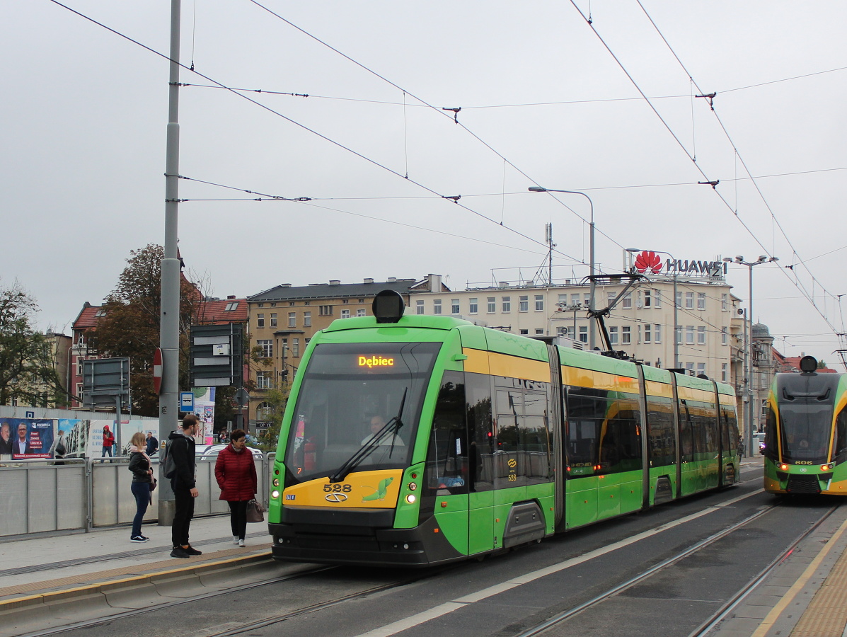Poznan, Solaris Tramino S105p Nr. 528 Poznan, Solaris Tramino S105p Nr. 528