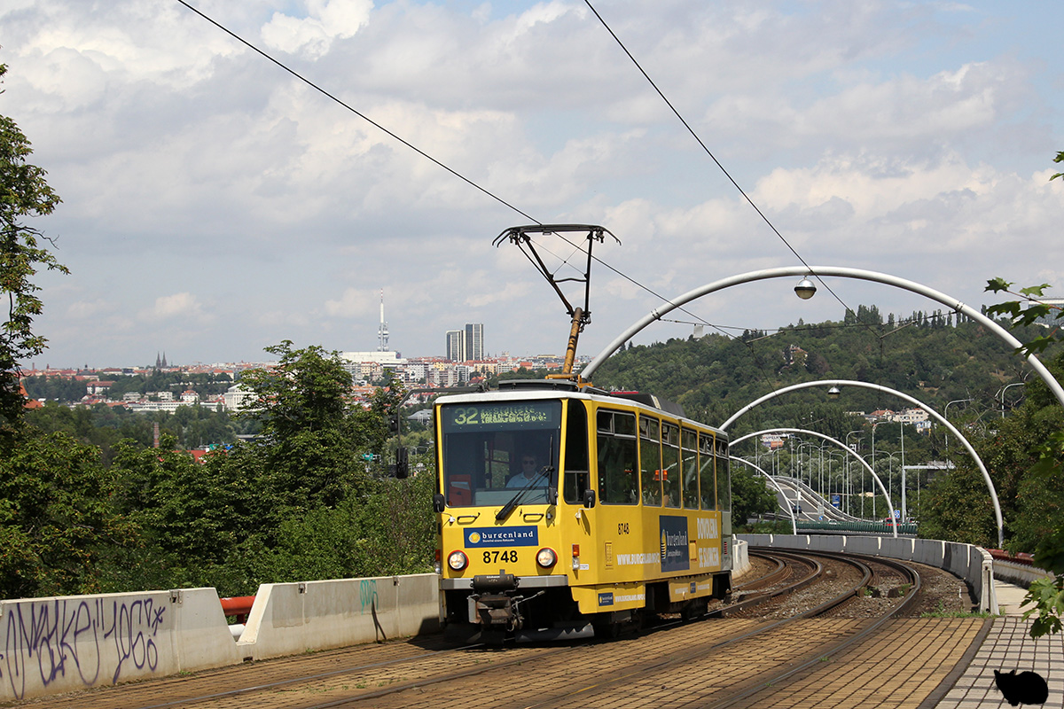 Prague, Tatra T6A5 № 8748 Prague, Tatra T6A5 № 8748