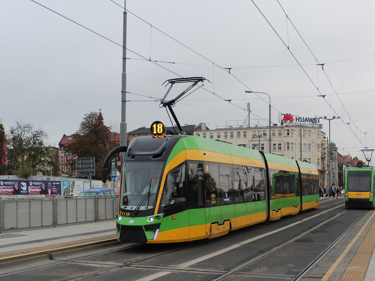 Poznań, Modertrans Moderus Gamma LF 02 AC № 609 Poznań, Modertrans Moderus Gamma LF 02 AC № 609