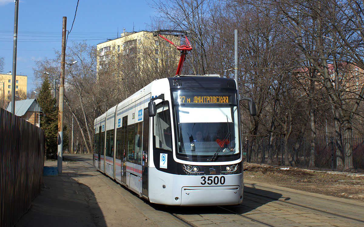 Москва, 71-414 (Pesa Fokstrot) № 3500