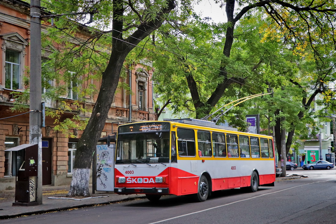 Одесса, Škoda 14Tr17/6M № 4003