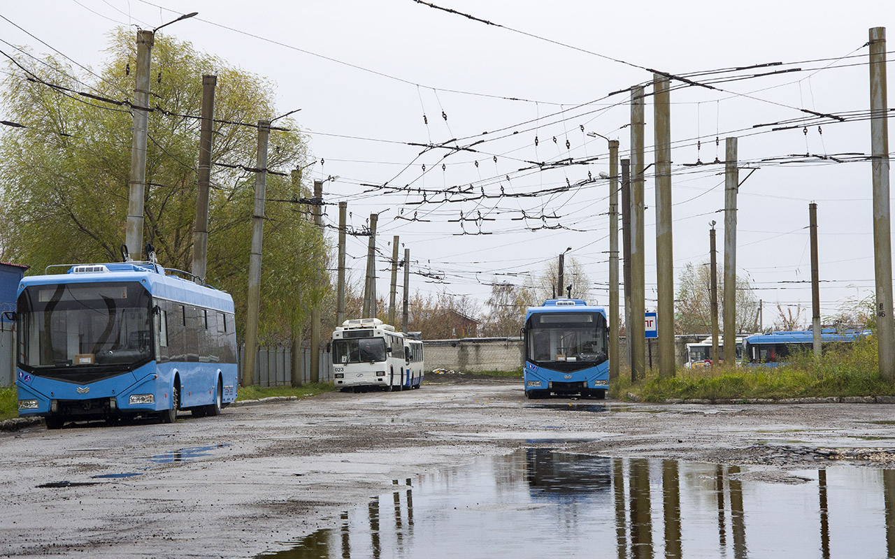Novokuibõševsk — New trolleybuses BKM 321 (2019)