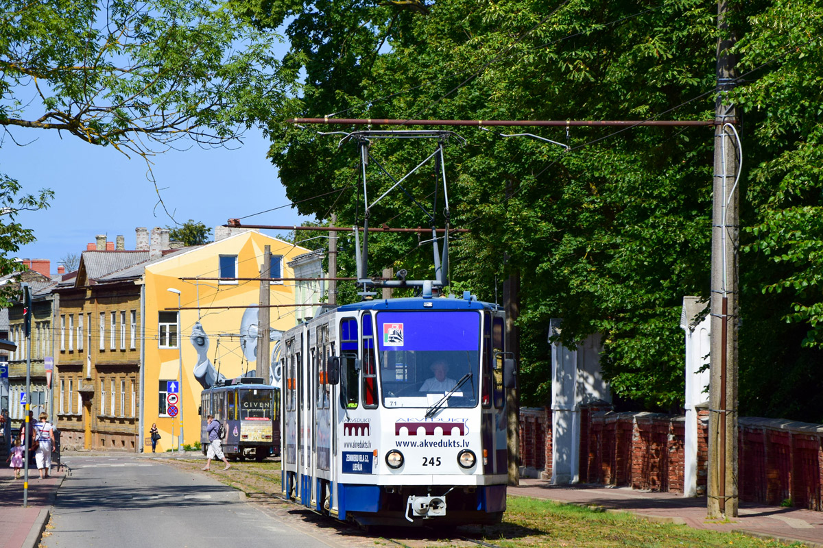 Лиепая, Tatra KT4D № 245