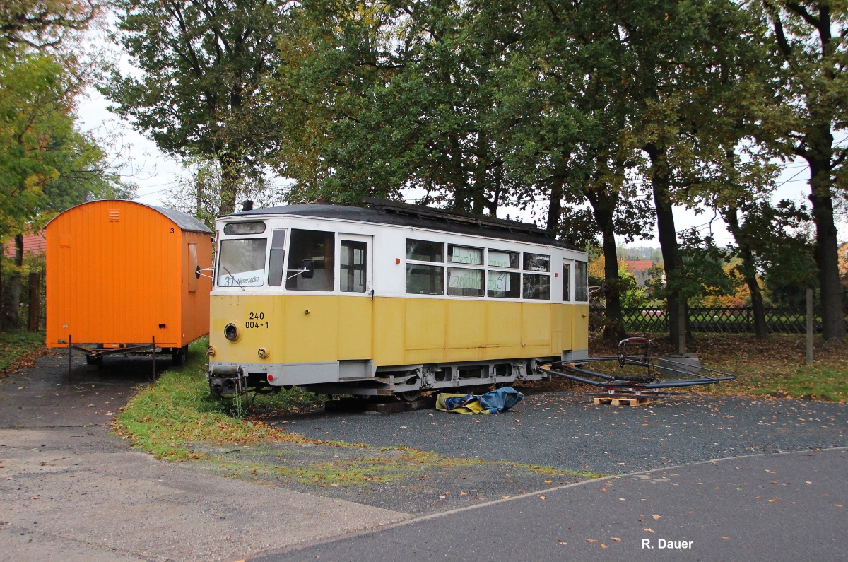 Dresden, Gotha 2-axle motor car # 240 004; Dresden — Interurban tram line Lockwitztalbahn Niedersedlitz — Kreischa (1906-1977)