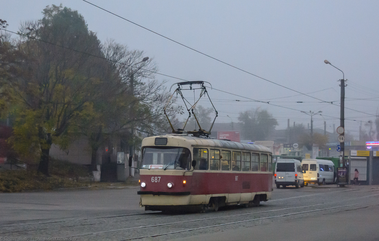 Каменское, Tatra T3SU № 687