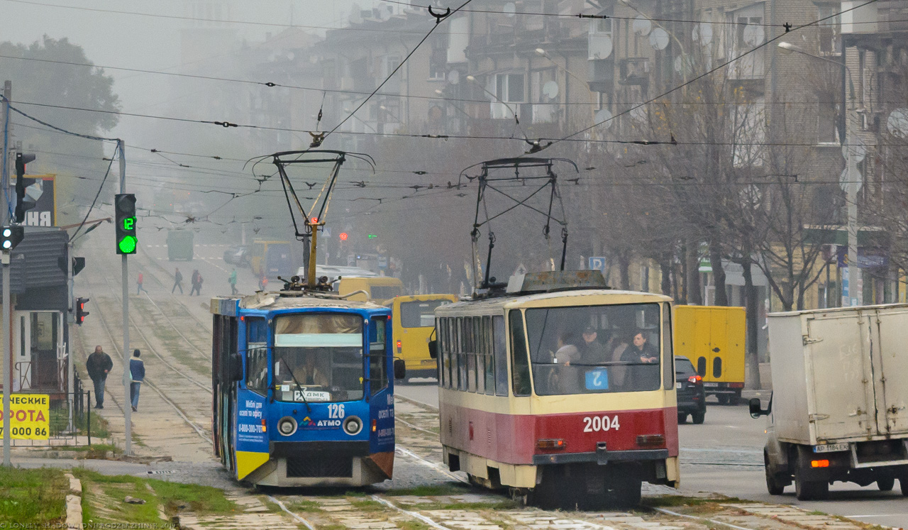 Каменское, Татра-Юг Т6Б5 № 2004; Каменское, 71-608КМ № 126
