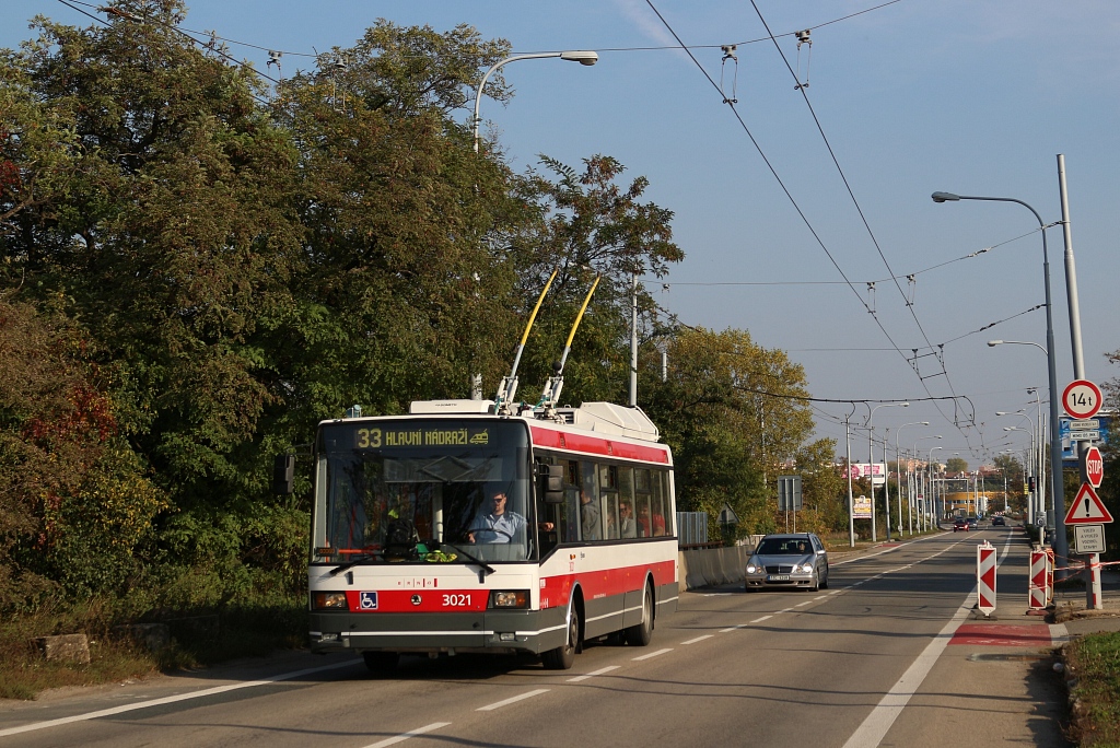 Брно, Škoda 21Tr № 3021