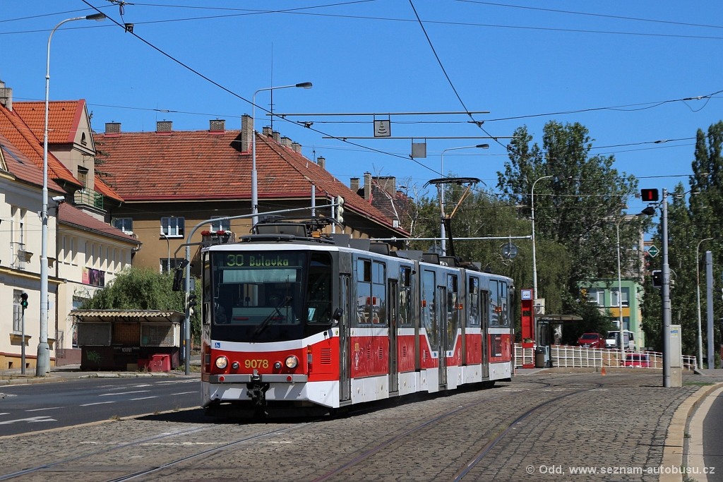 Prague, Tatra KT8D5R.N2P # 9078 Prague, Tatra KT8D5R.N2P # 9078