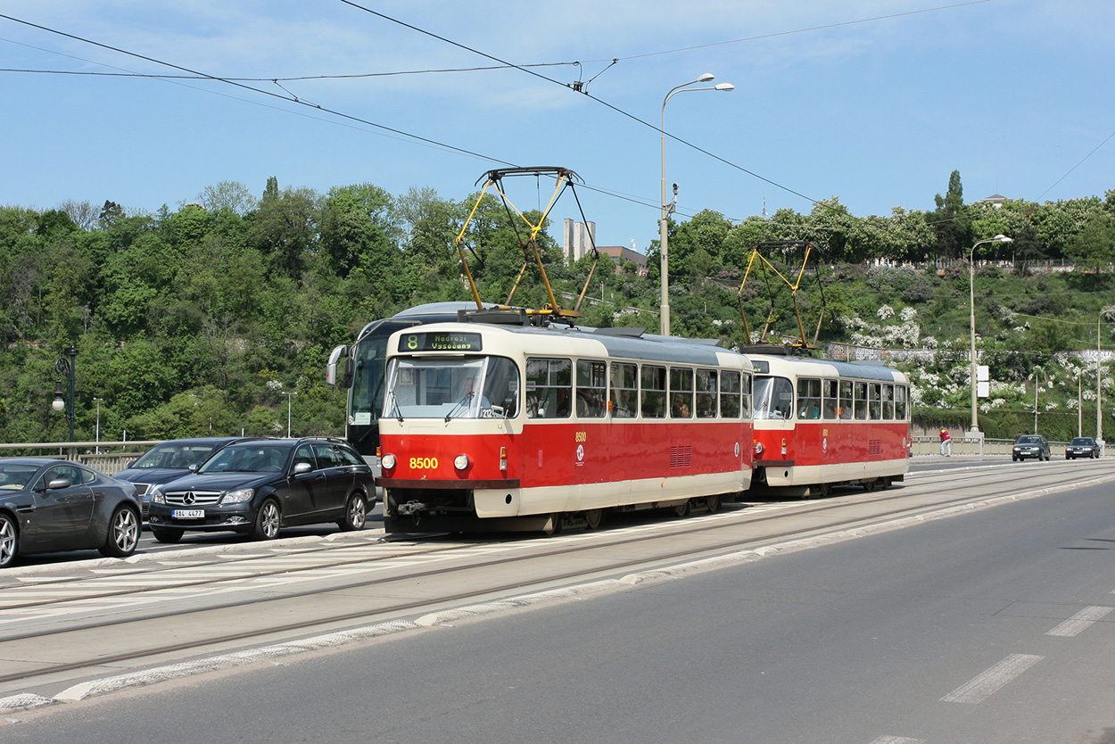 Прага, Tatra T3R.P № 8500