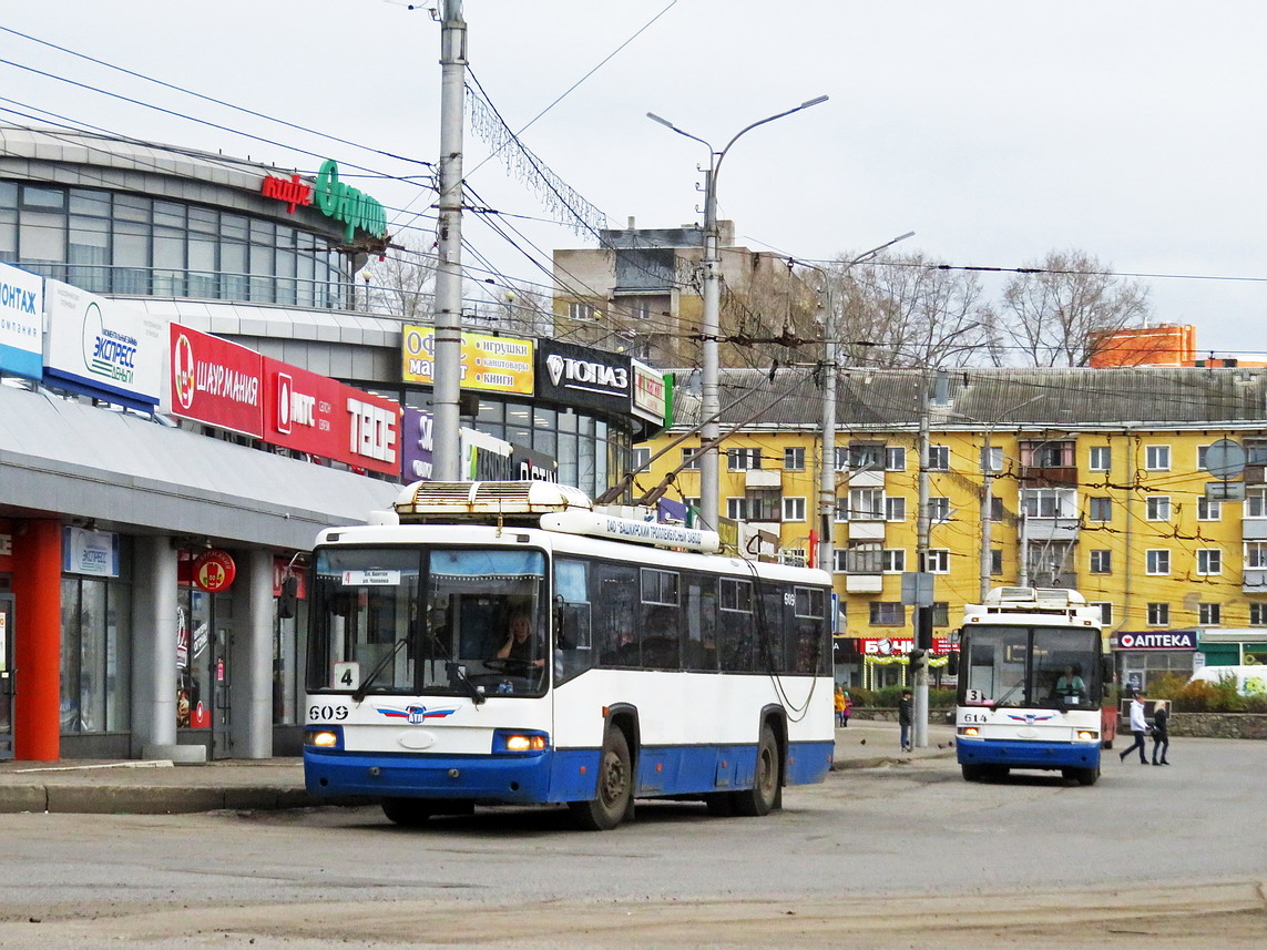 Киров, БТЗ-52768А № 609; Киров, БТЗ-52768Р № 614