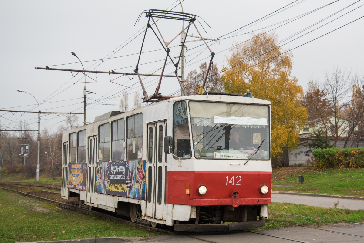 Липецк, Tatra T6B5SU № 142