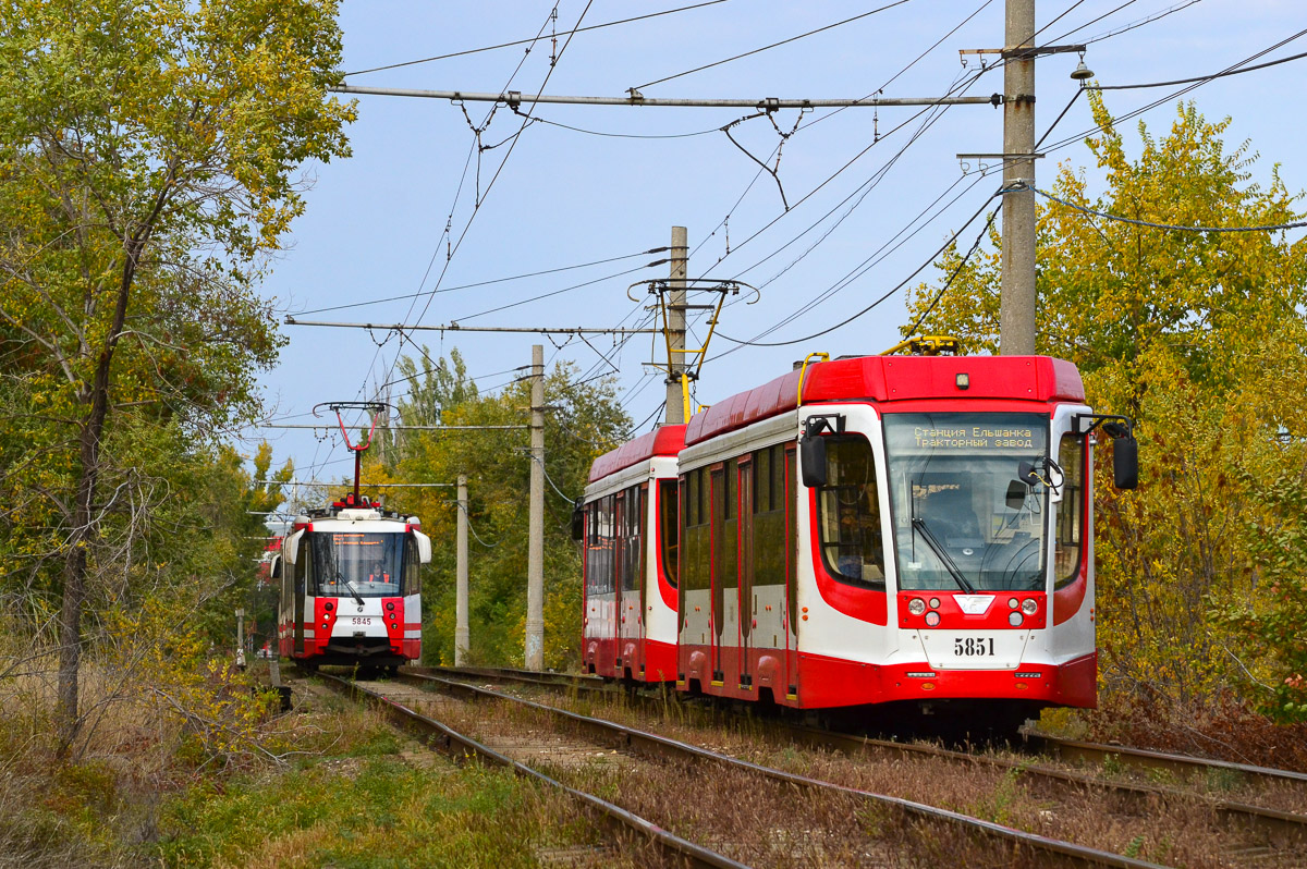 Волгоград, 71-154 (ЛВС-2009) № 5845; Волгоград, 71-623-03 № 5851