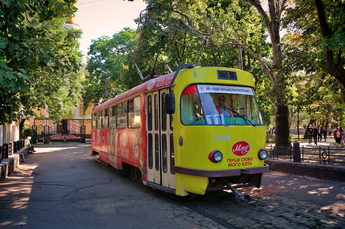 Одесса, Tatra T3SU (двухдверная) № 3339