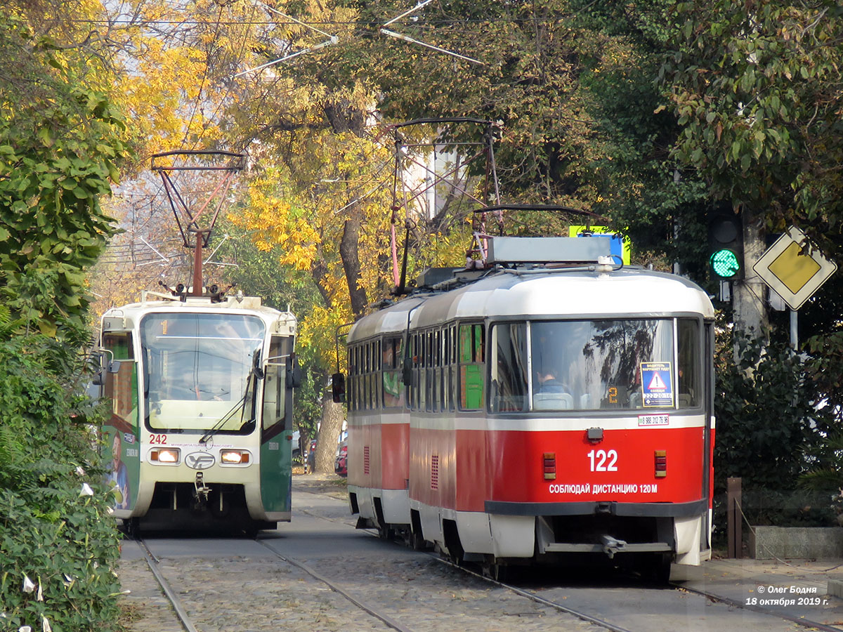 Краснодар, 71-619КТ № 242; Краснодар, Tatra T3SU КВР ТРЗ № 122