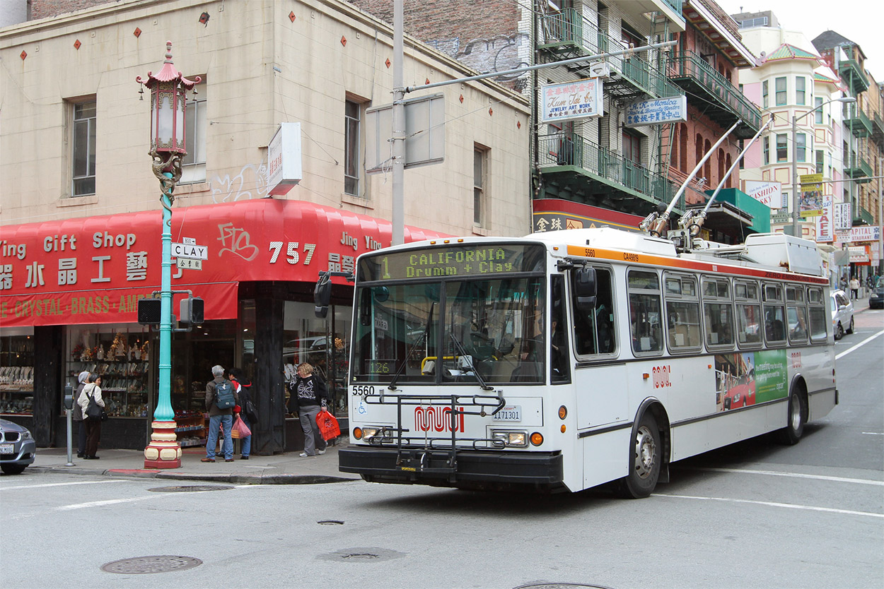 Сан-Франциско, область залива, Škoda 14TrSF № 5560