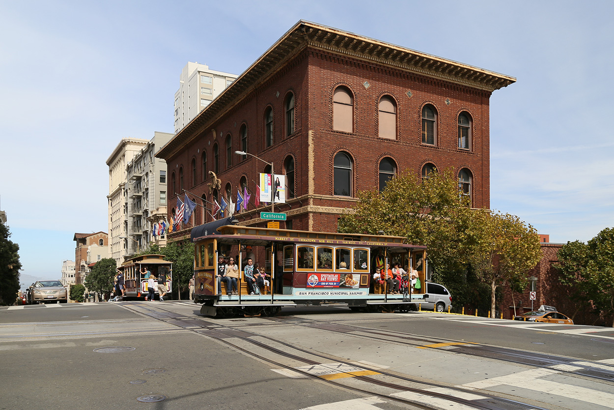 Сан-Франциско, область залива, California cable car № 58