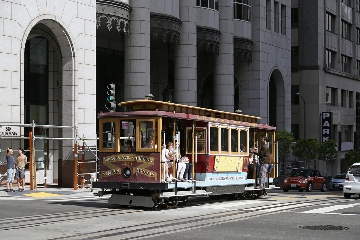 Сан-Франциско, область залива, Muni cable car № 49