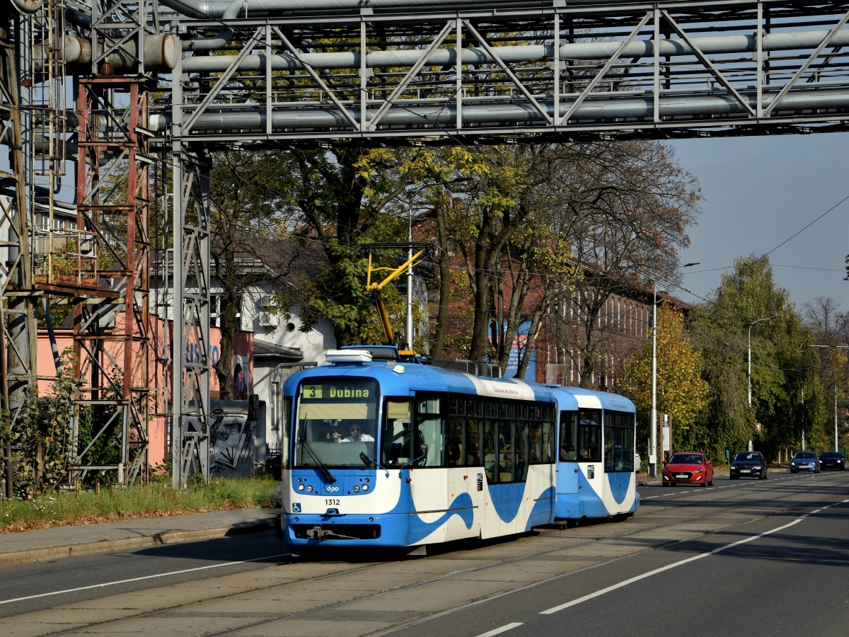 Острава, Vario LFR.E № 1312; Острава, VV60LF № 302