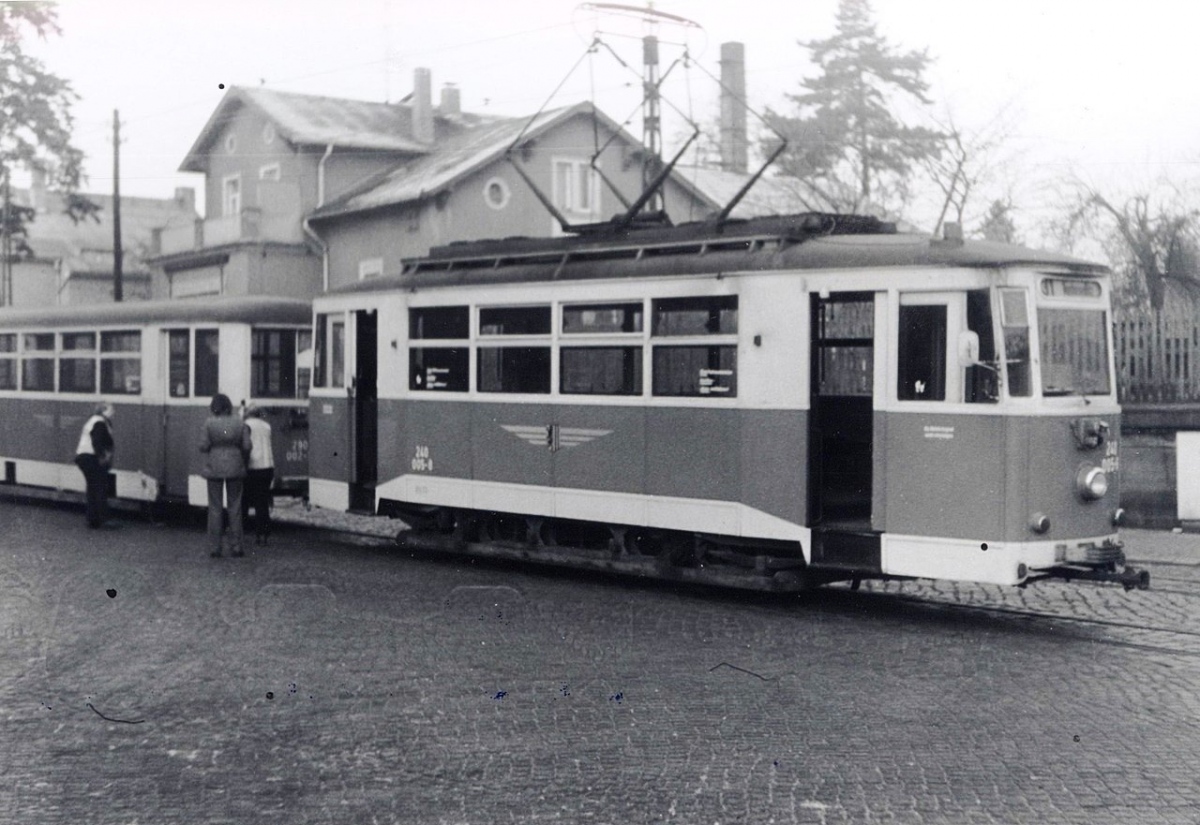 Dresden, Gotha 2-axle motor car № 240 005; Dresden — Interurban tram line Lockwitztalbahn Niedersedlitz — Kreischa (1906-1977); Dresden — Old photos (tram)