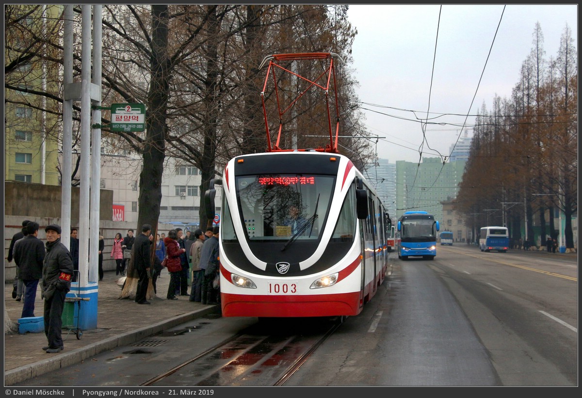 Пхеньян, Tatra KT8D5K "Thongil-181" № 1003