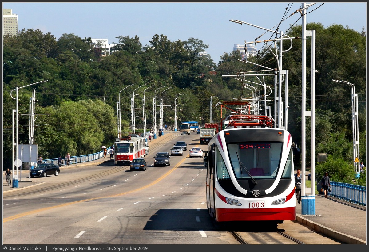 Пхеньян, Tatra KT8D5K "Thongil-181" № 1003