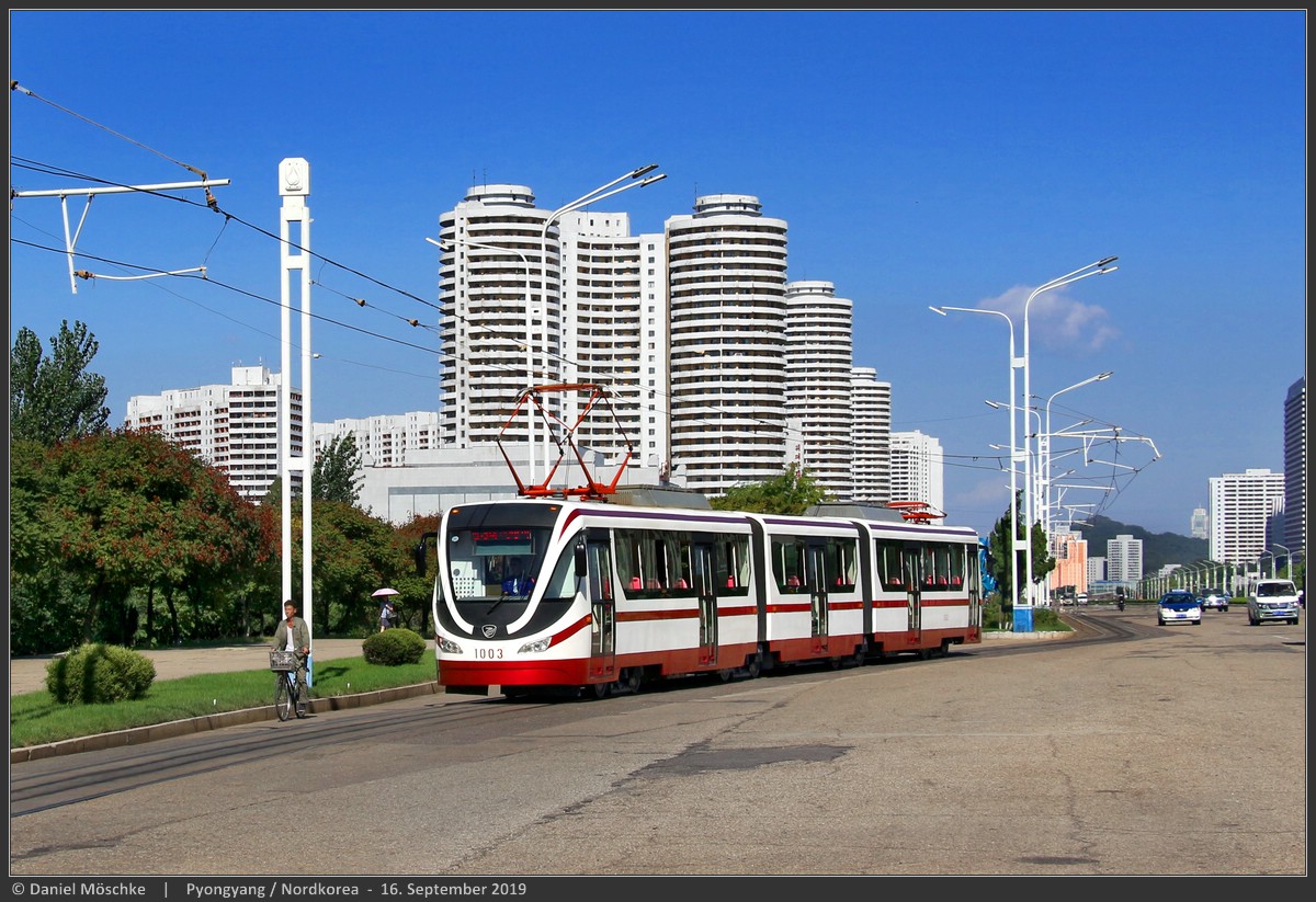 Пхеньян, Tatra KT8D5K "Thongil-181" № 1003