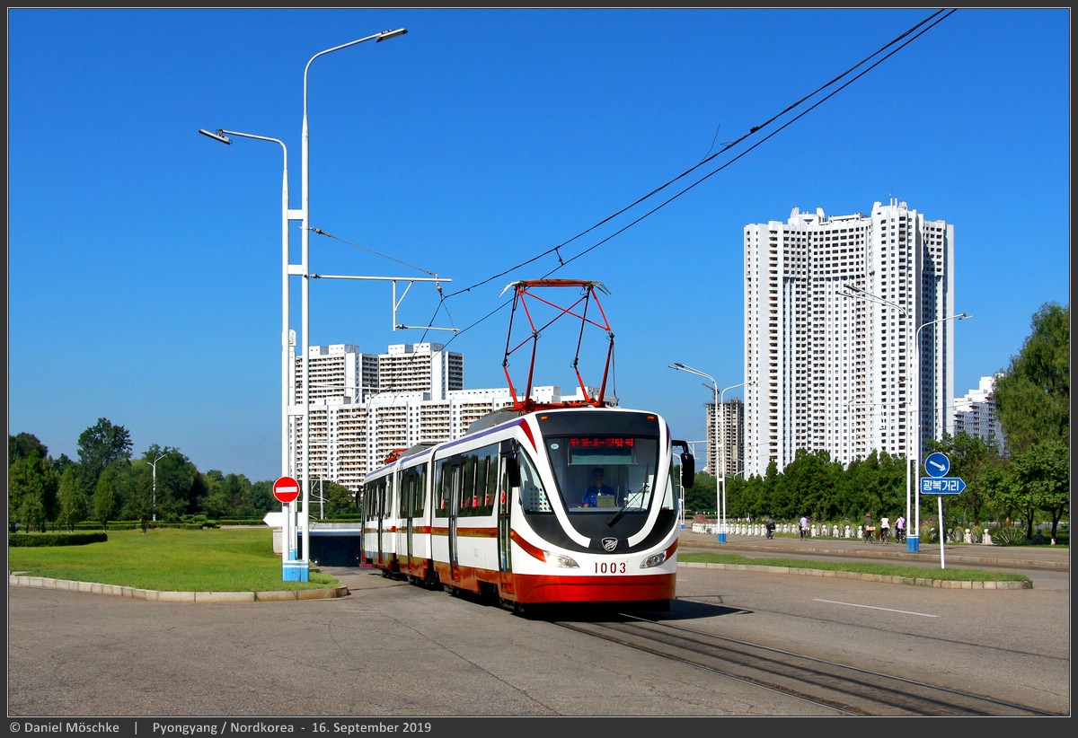Пхеньян, Tatra KT8D5K "Thongil-181" № 1003