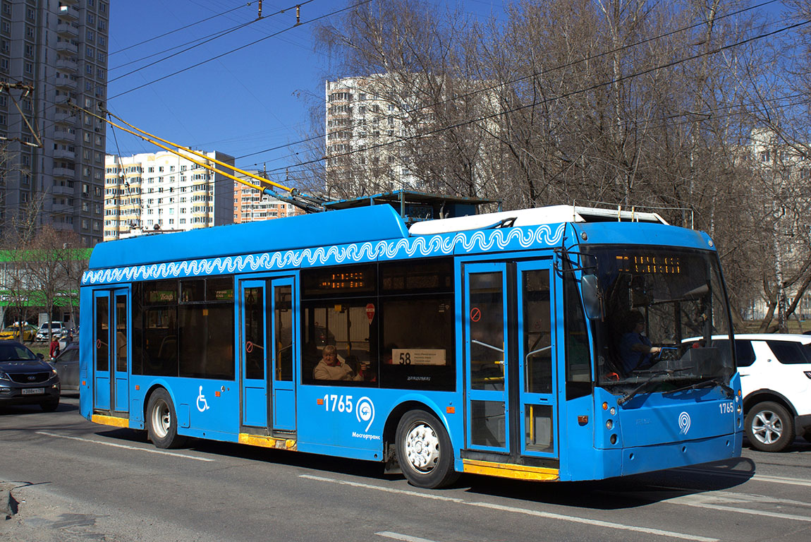Москва, Тролза-5265.00 «Мегаполис» № 1765 Москва, Тролза-5265.00 «Мегаполис» № 1765