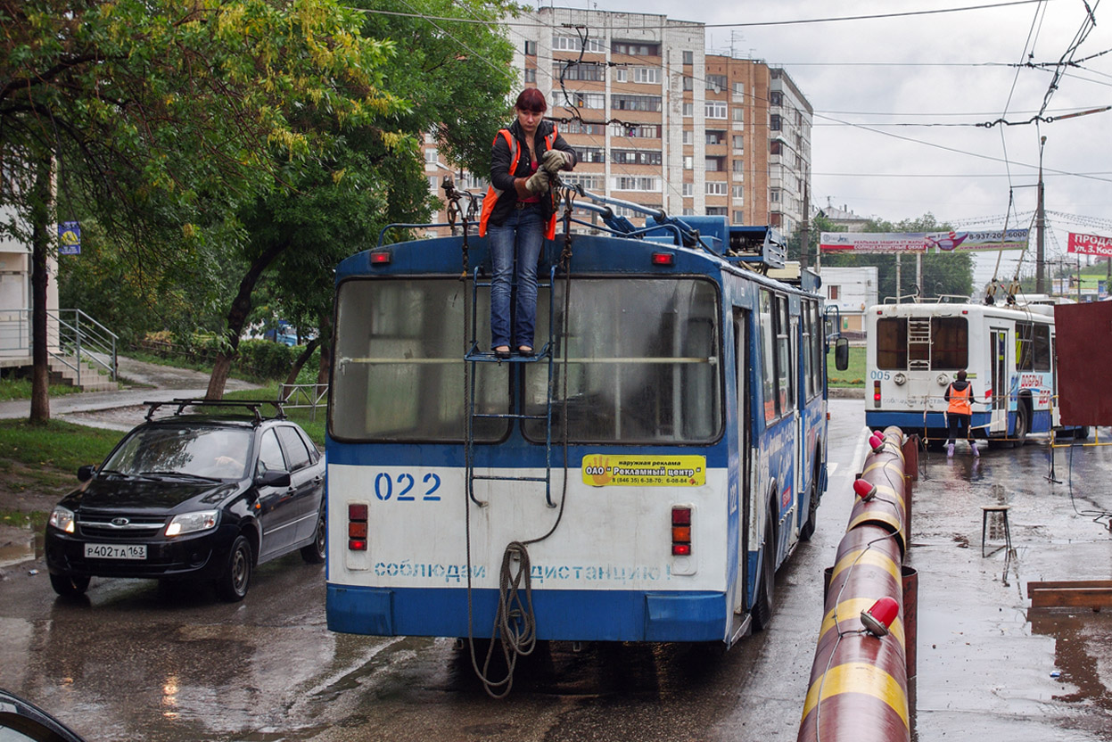 Novokujbyshevsk, ZiU-682G (SZTM) № 022; Electric transport employees