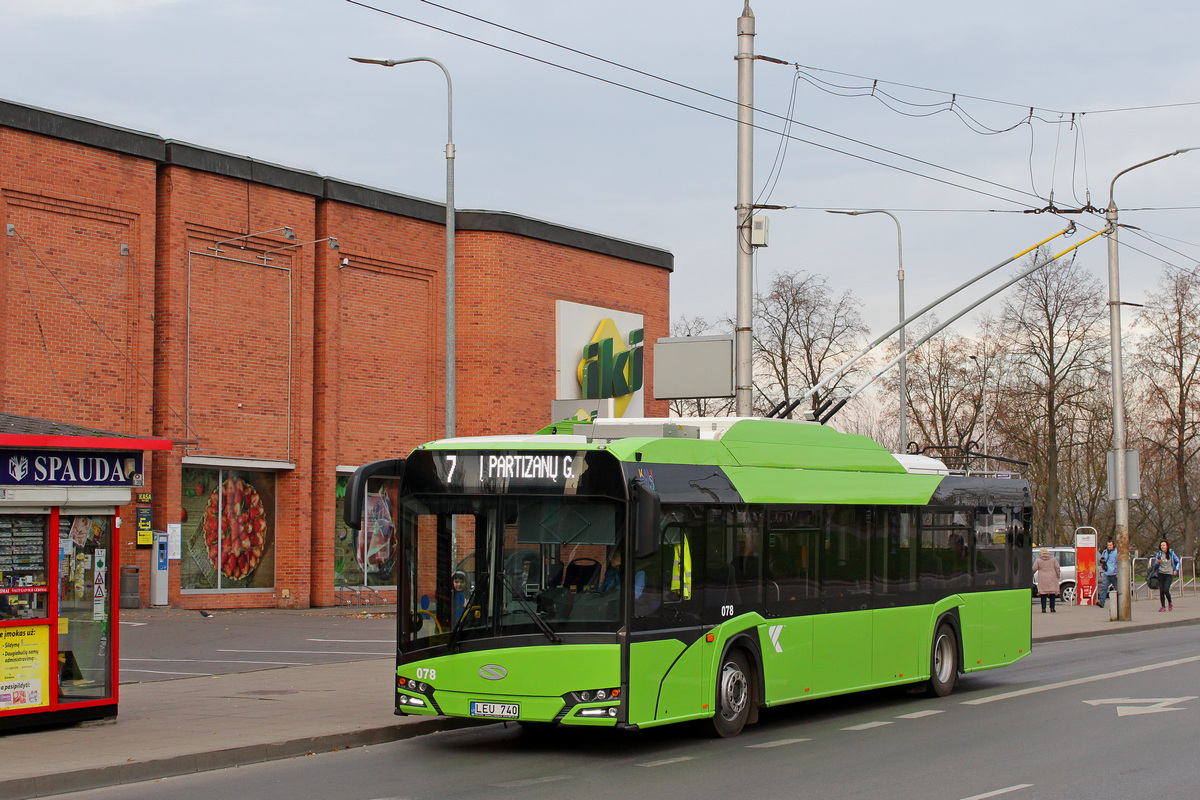 Каунас, Solaris Trollino IV 12 Medcom № 078