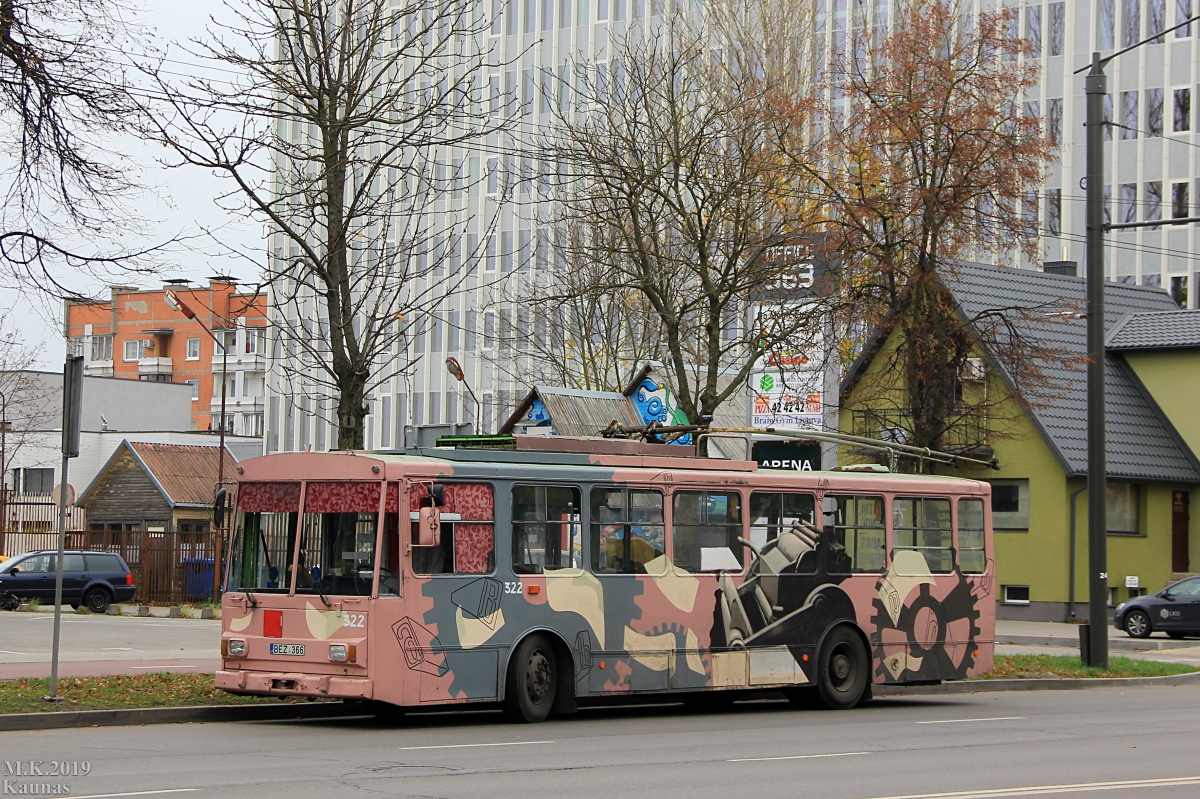 Каунас, Škoda 14Tr11/6 № 322