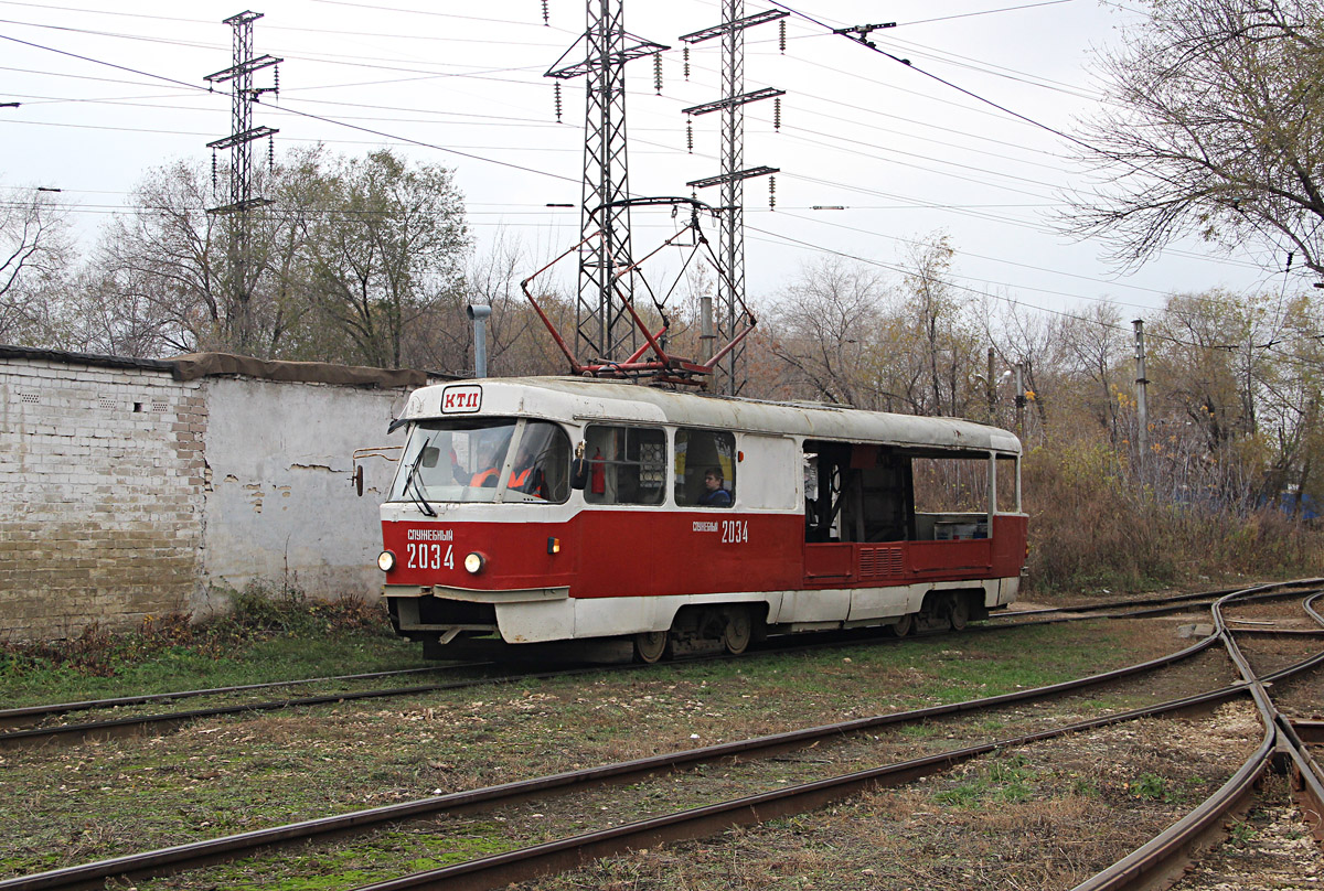 Самара, Tatra T3SU (двухдверная) № 2034; Самара — Конечные станции и кольца (трамвай)