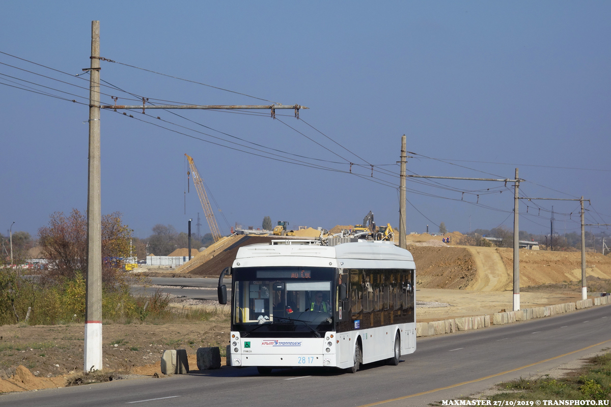 Крымский троллейбус, Тролза-5265.03 «Мегаполис» № 2817; Крымский троллейбус — Движение троллейбусов без КС (автономный ход)