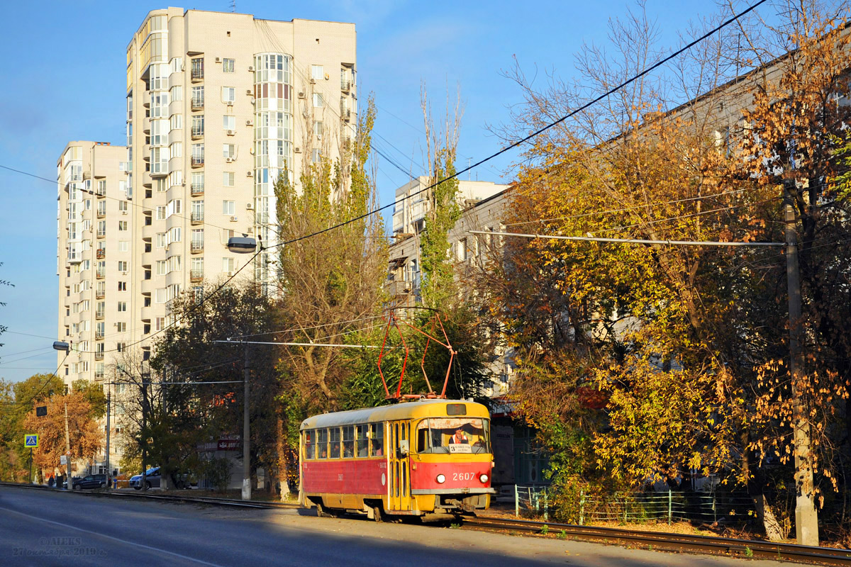 Волгоград, Tatra T3SU (двухдверная) № 2607