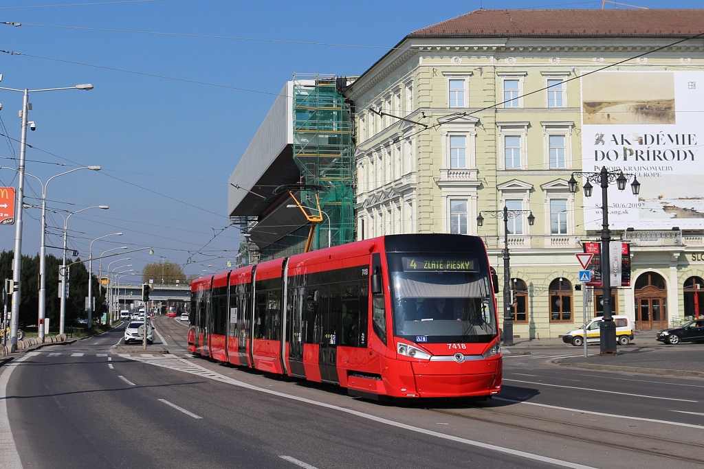 Братислава, Škoda 29T ForCity Plus № 7418