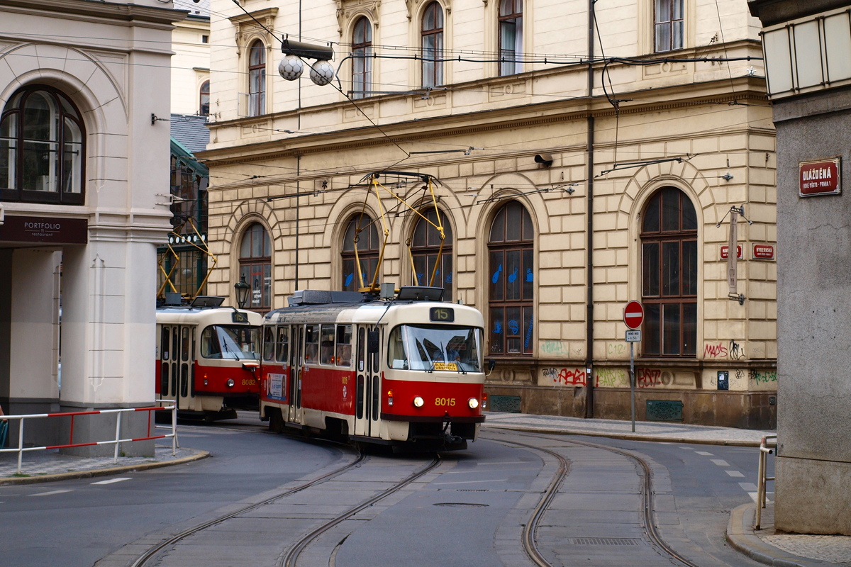 Прага, Tatra T3M2-DVC № 8015 Прага, Tatra T3M2-DVC № 8015