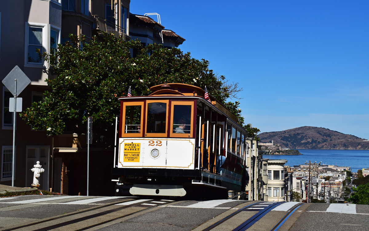 Сан-Франциско, область залива, Mahoney cable car № 22