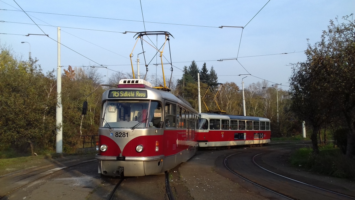 Прага, Tatra T3R.PLF № 8281