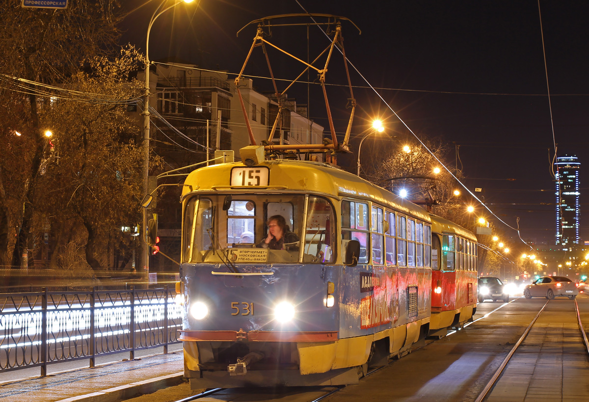 Екатеринбург, Tatra T3SU № 531