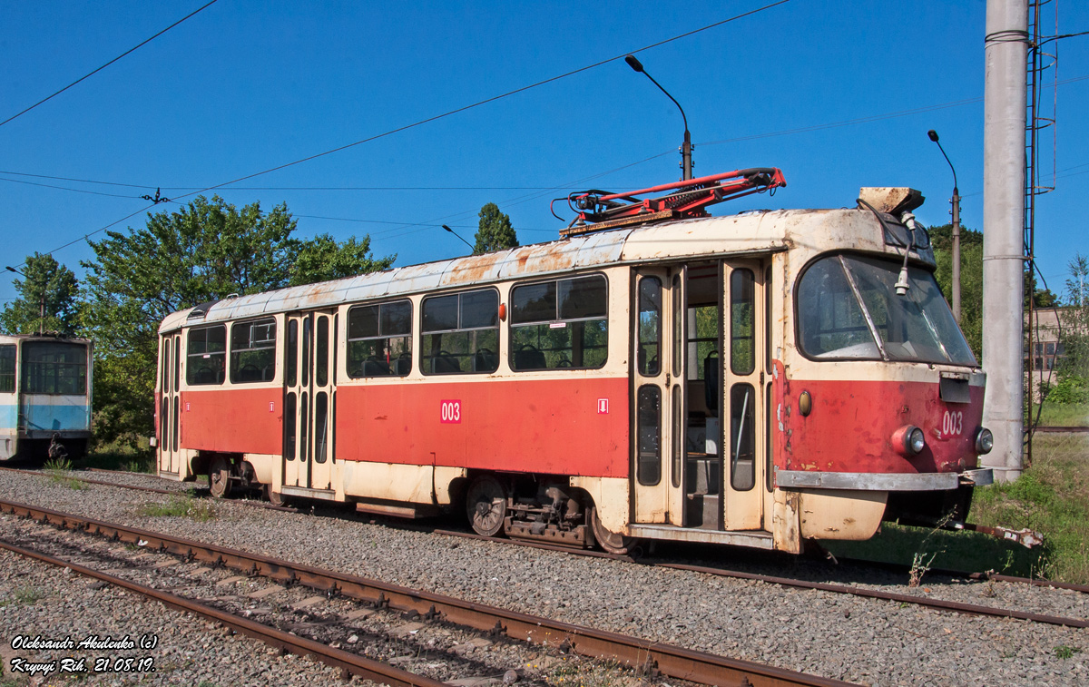 Кривой Рог, Tatra T3R.P № 003