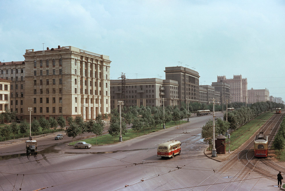 Москва — Исторические фотографии — Трамвай и Троллейбус (1946-1991)