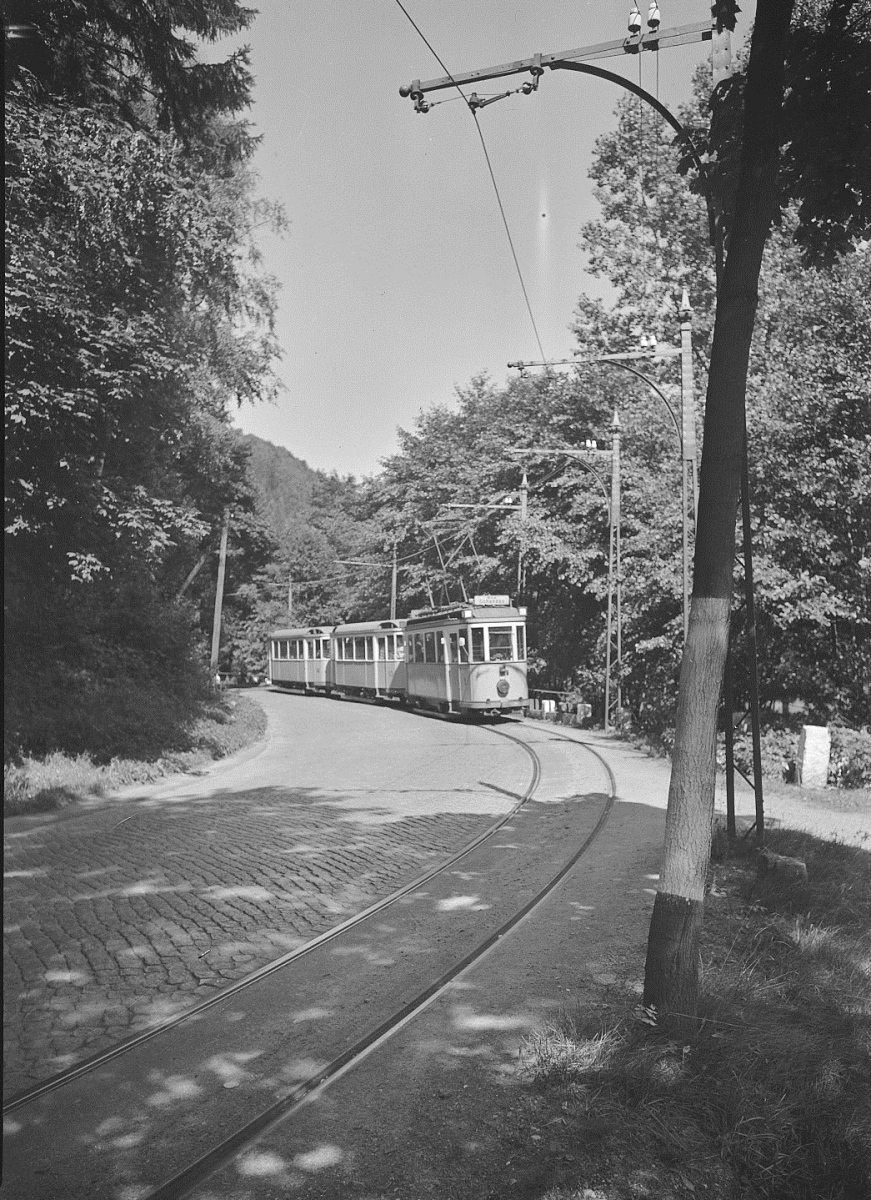 Бад-Шандау, Двухосный моторный MAN/SSW № 1; Бад-Шандау — Старые фотографии