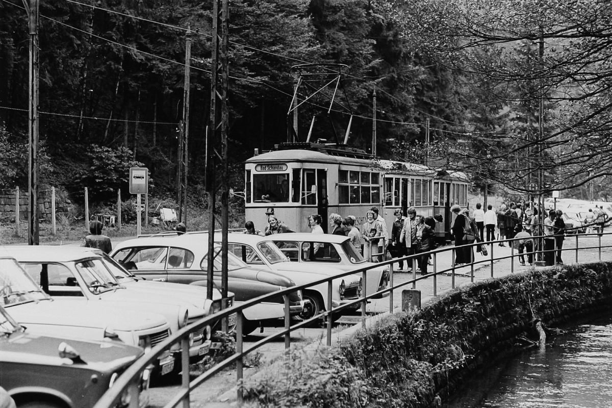 Бад-Шандау, Двухосный моторный Gotha № 4; Бад-Шандау — Старые фотографии