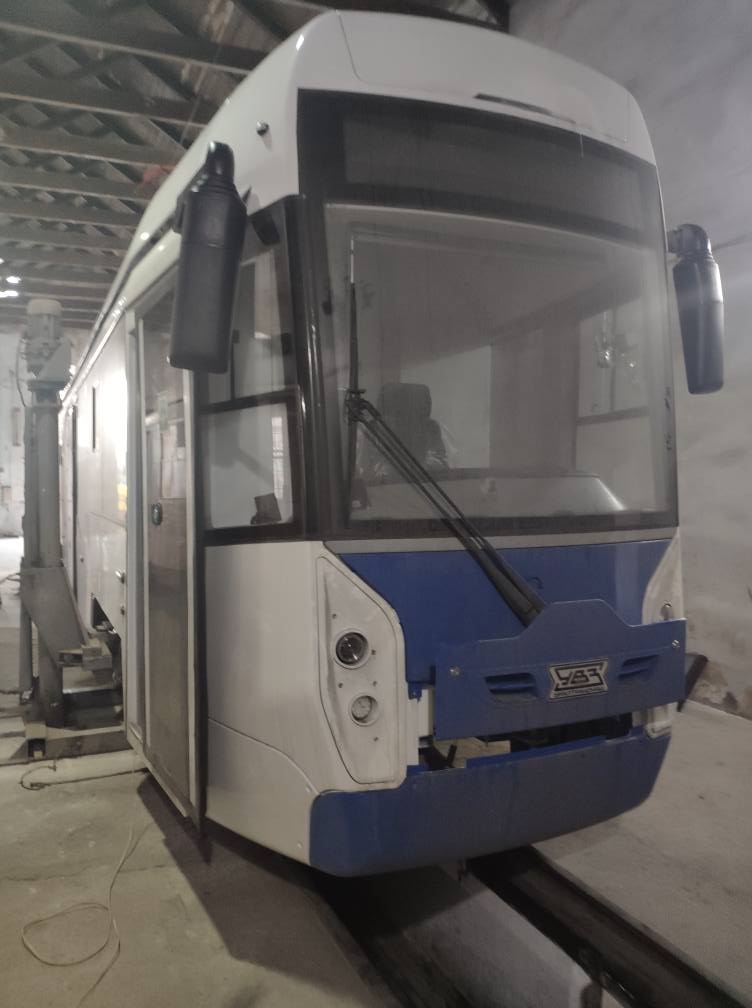 Евпатория, 71-411 № б/н (зав.400); Евпатория — Тестирование вагона 71-411