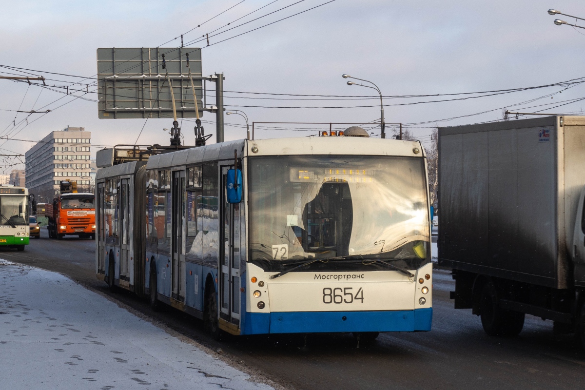 Москва, Тролза-6206.00 «Мегаполис» № 8654