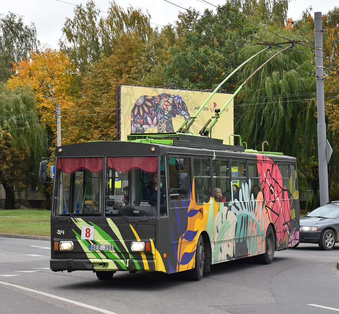 Каунас, Škoda 14Tr89/6 № 314