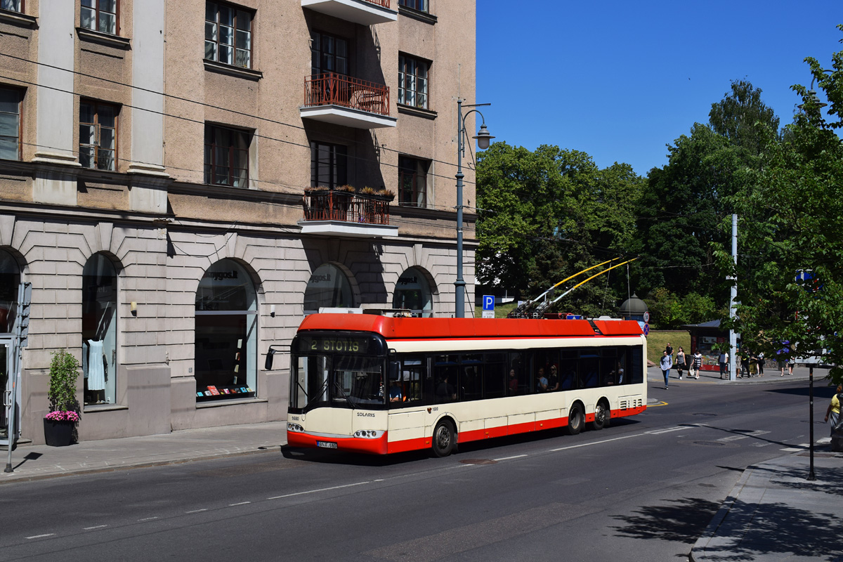 Вильнюс, Solaris Trollino II 15 AC № 1680